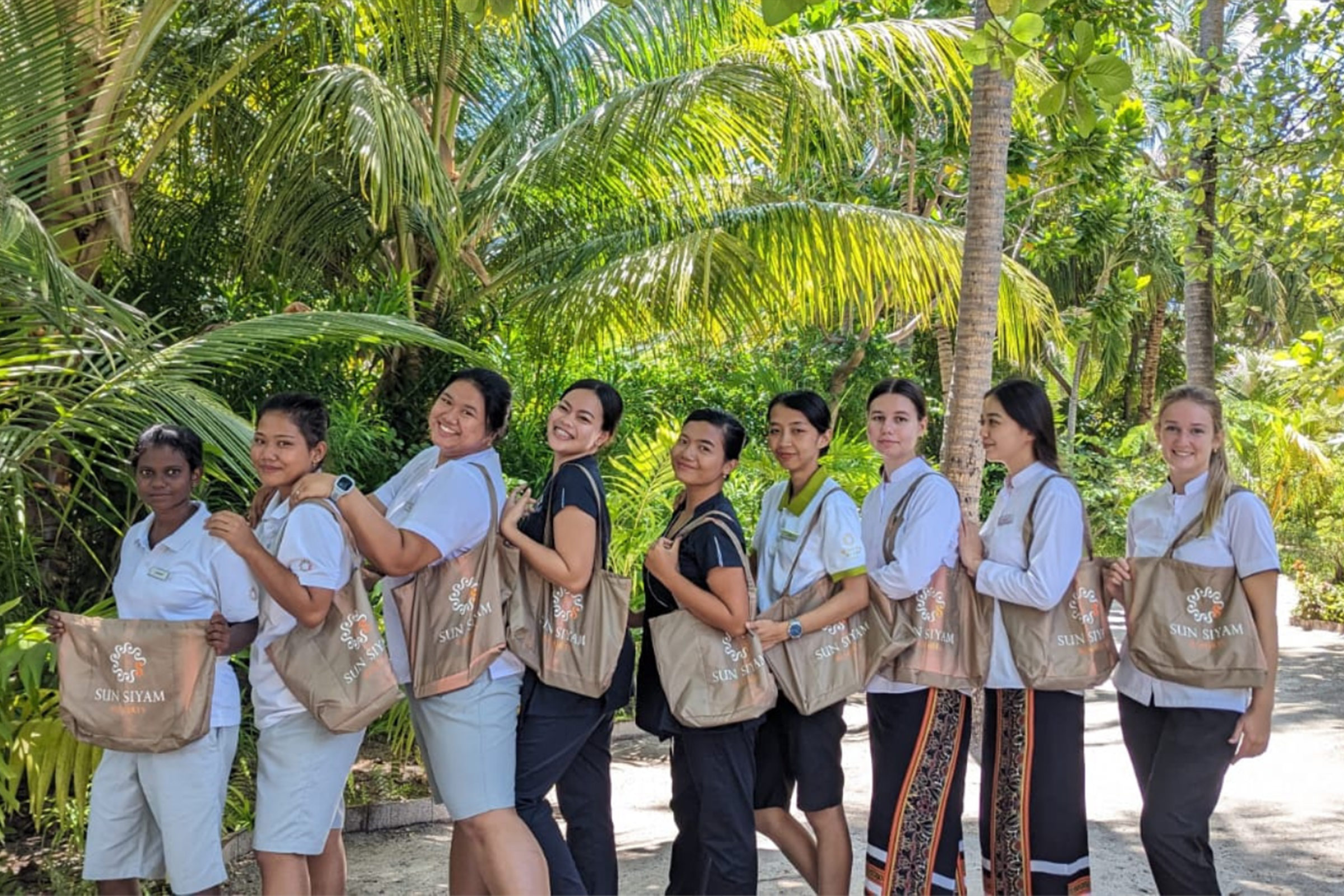 Upcycled Umbrella Sun Siyam Iru Fushi