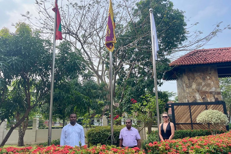 Sun Siyam Pasikudah 77th Independence day Flag taising ceremony