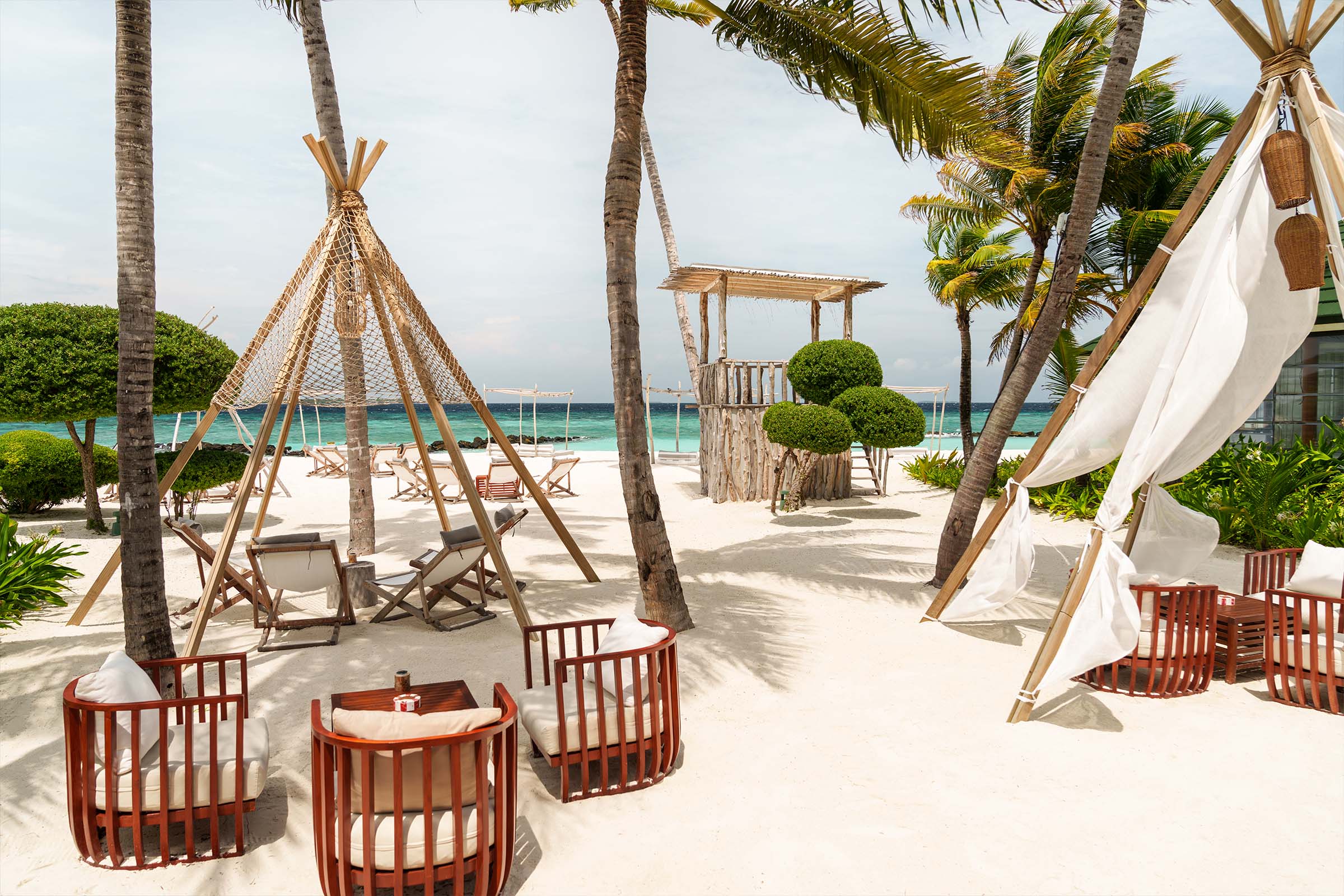 Siyam World Mint Beach Club Adults Only Bar Seating 1