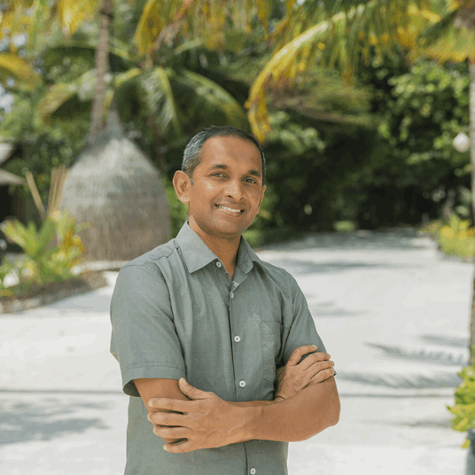 Upul Sustaniblity Manager At Sun Siyam Resorts