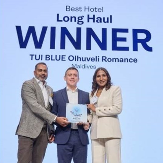 Award For Tui Blue Olhuveli Romance 1