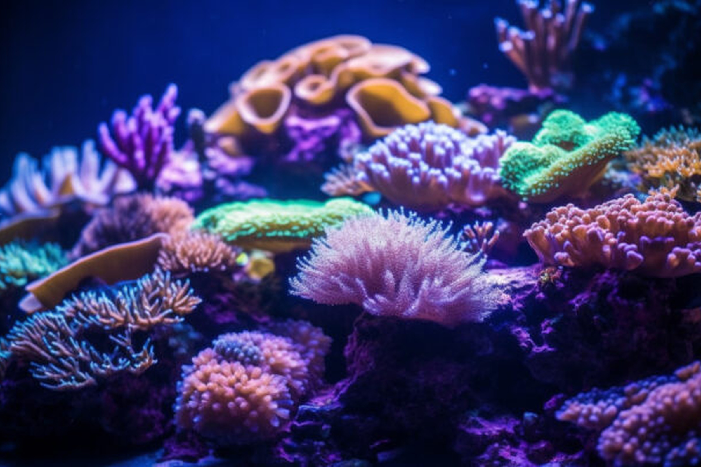 Night Snorkeling With Blue Light