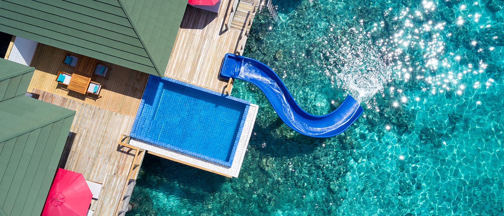 Two Bedroom Lagoon Villa with Pool + Slide