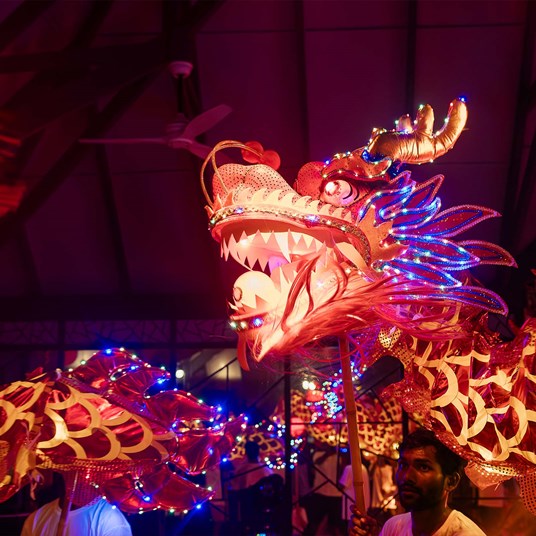 Chinese Lunar New Year Night Entertainment At Sun Siyam Resorts