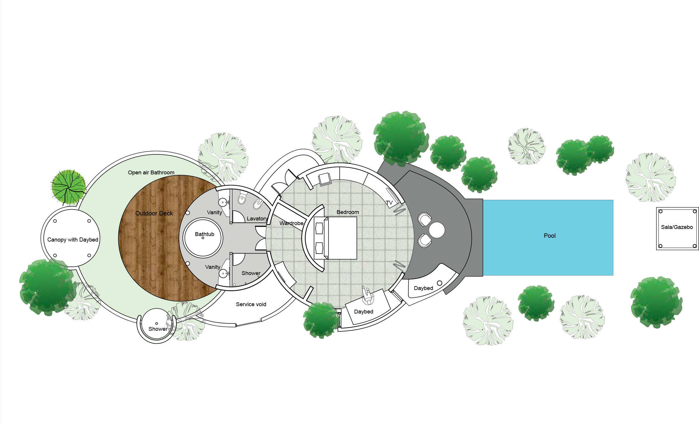 Deluxe Beach Villa With Pool