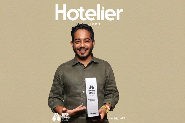 At Siyam World Ausy Waseem Received One Of The Most Prestigious Awards Of The Night Resort Manager Of The Year